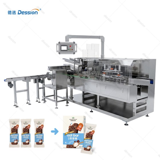 Automatic Cartoning Machine for Grain Bars & Energy Bars